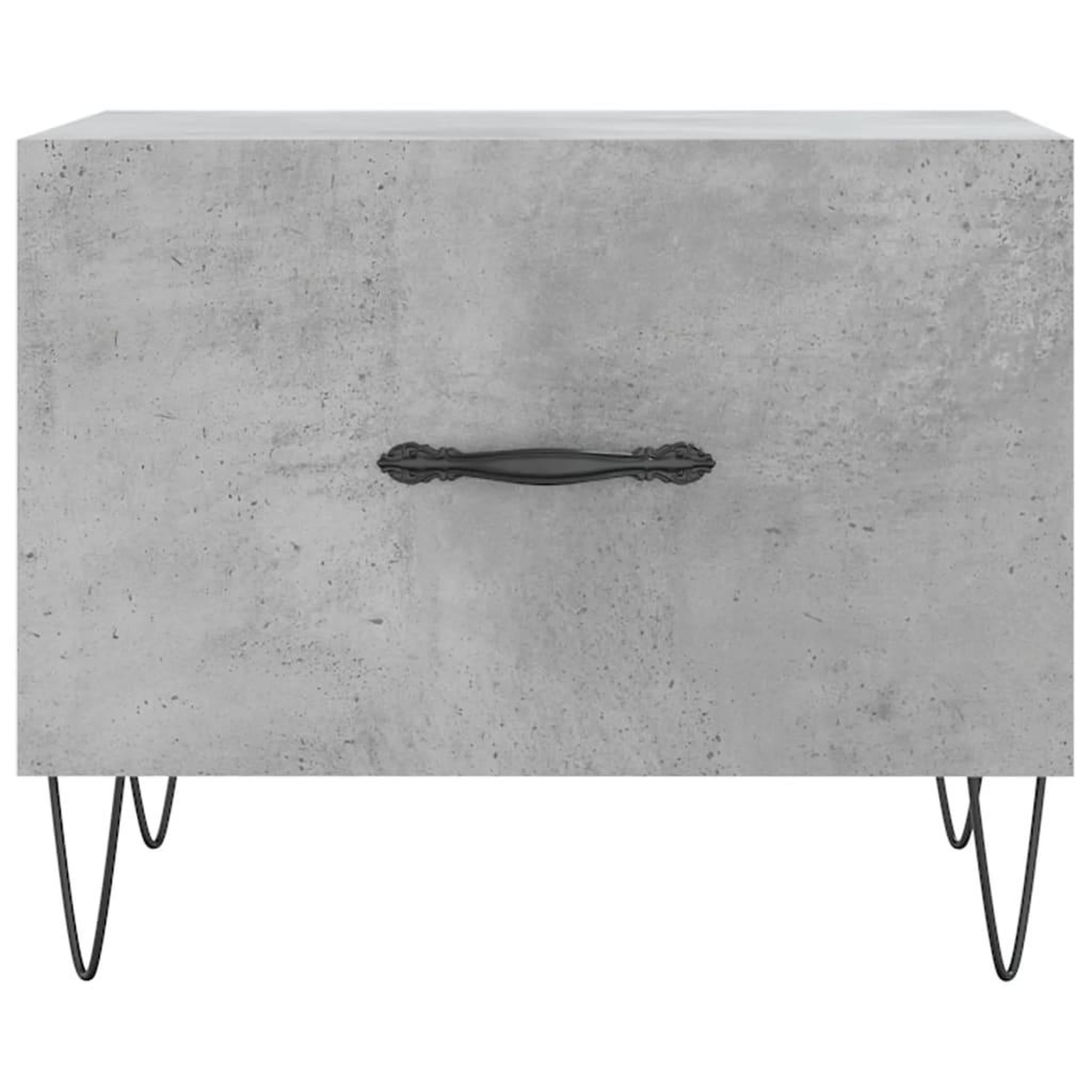 Voir la diapositive 5 : VIDAXL Table basse gris beton 50x50x40 cm bois d'ingenierie