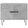 Voir la diapositive 5 : VIDAXL Table basse gris beton 50x50x40 cm bois d'ingenierie