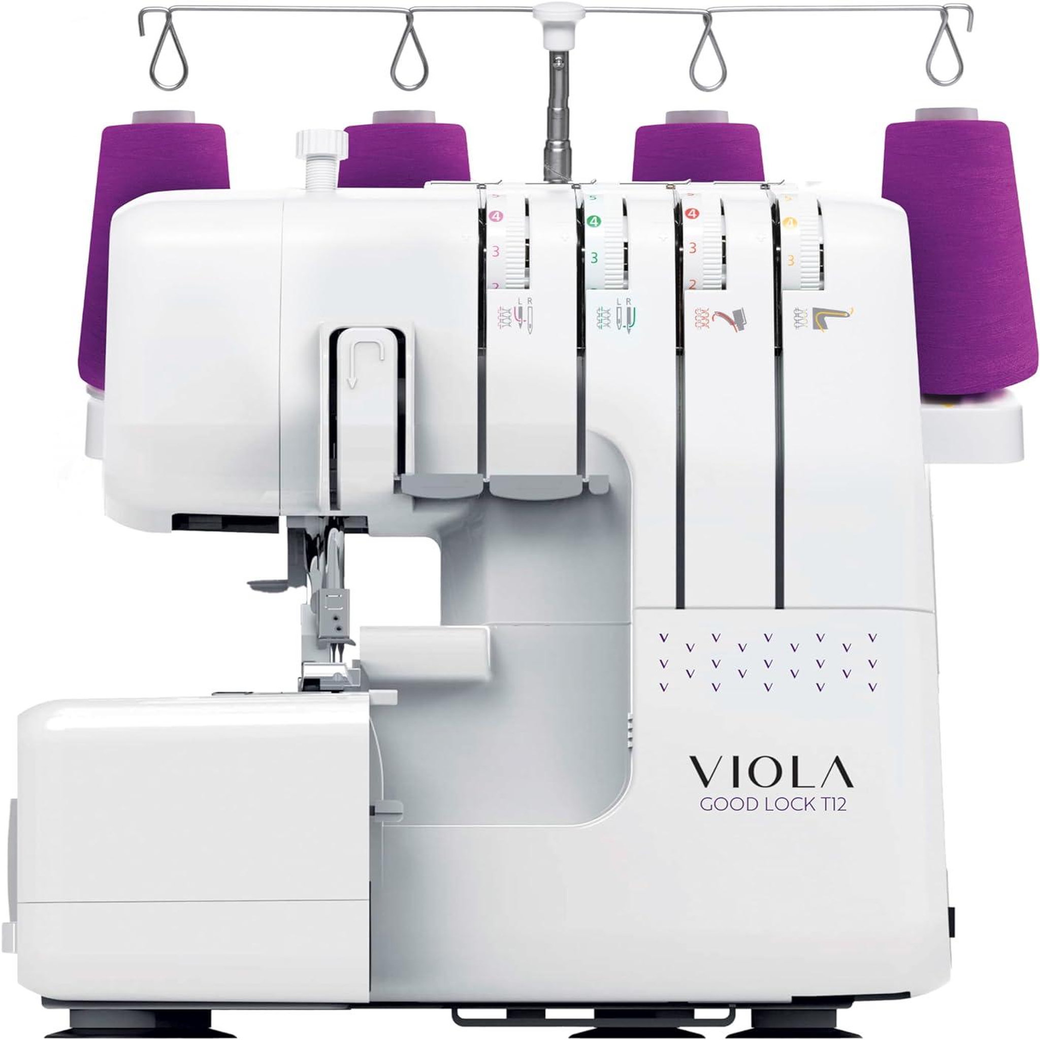VIOLA Viola t12 surjeteuse avec différentiel, enfilage simplifié, machine à coudre