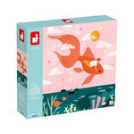 JANOD Puzzle adulte 1000 pièces – Rêve en mer – Illustration marine poétique – Univers océan et voyage – Janod