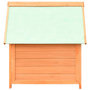 Voir la diapositive 4 : VIDAXL Niche pour chiens Bois de pin et de sapin massif 72x85x82 cm