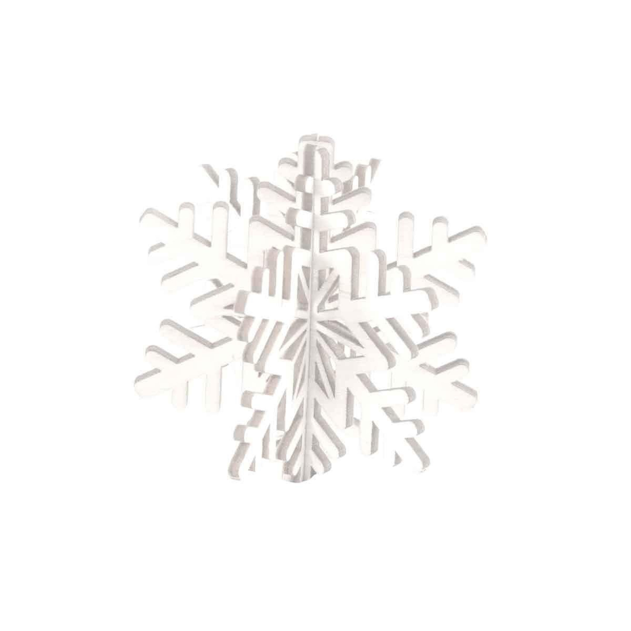Voir la diapositive 2 : ARTDESIGN Puzzle 3d à personnaliser  flocon de noël  8cm naturel