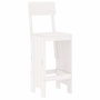 Voir la diapositive 3 : VIDAXL Tabourets de bar lot de 2 blanc 40x48,5x115,5cm bois massif pin