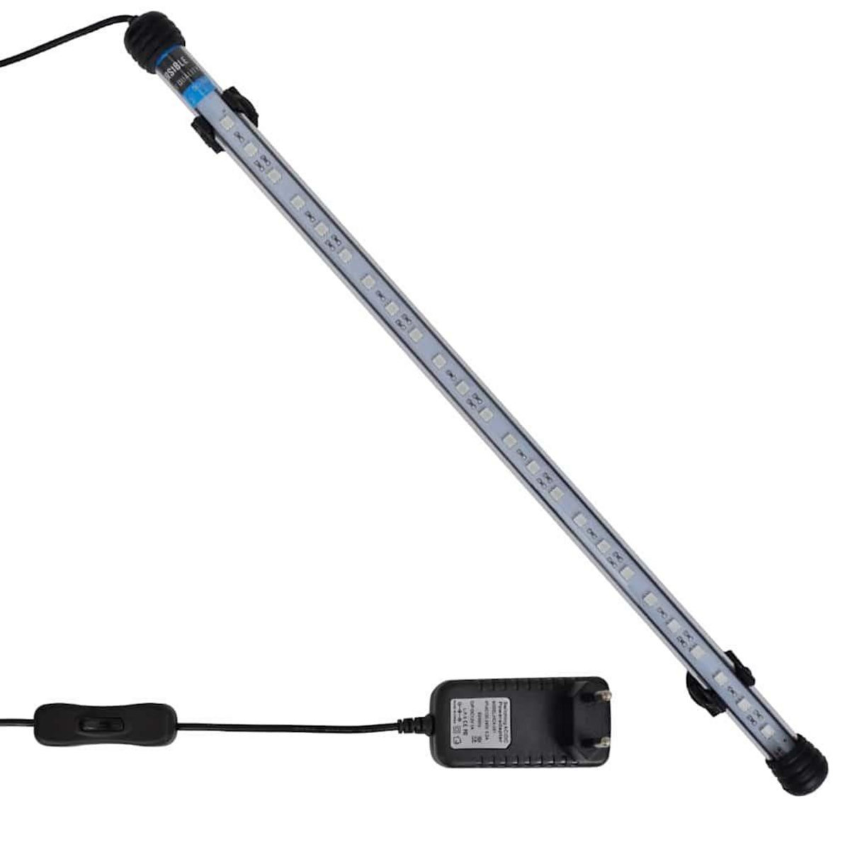 VIDAXL Lampe LED d'aquarium 48 cm Bleu