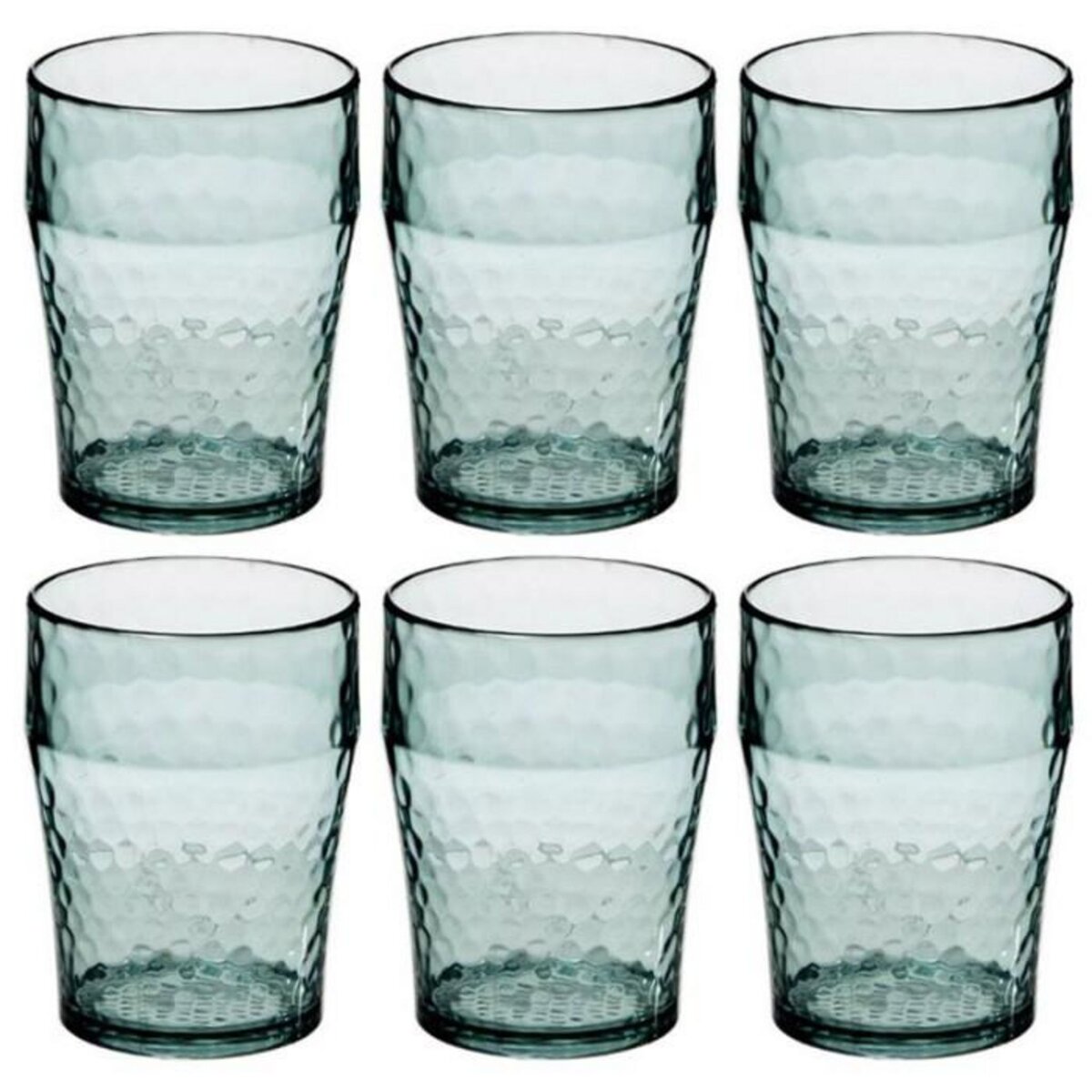 FIVE Lot de 6 Gobelets à Eau  Green Harmony  40cl Vert