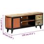 Voir la diapositive 6 : VIDAXL Meuble TV 120x30x45 cm Bois de recuperation massif
