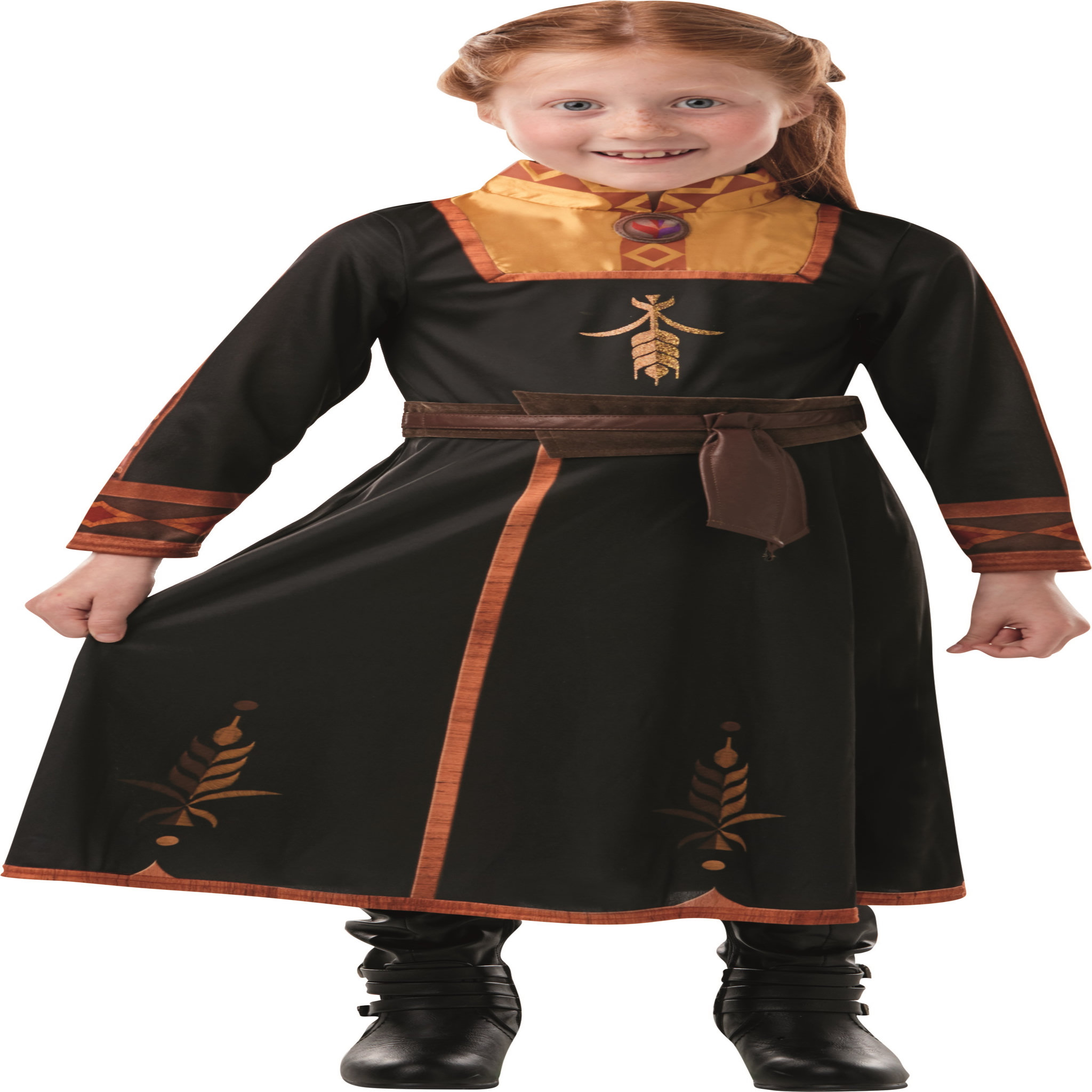 Voir la diapositive 3 : RUBIES Déguisement classique Anna taille 7/8 ans - La reine des neiges 2