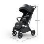 Voir la diapositive 2 : KINDERKRAFT Poussette compacte autofolding avec suspension