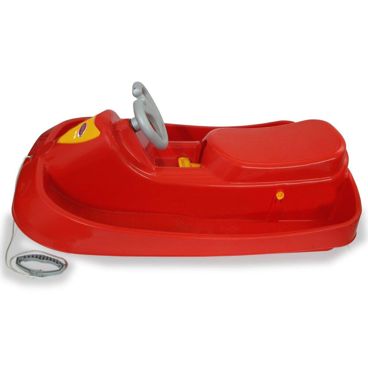 Jamara Snow Play Bob Ralley 100 cm rouge avec volant et frein