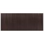 Voir la diapositive 3 : VIDAXL Cloison de separation marron fonce 165x400 cm bambou