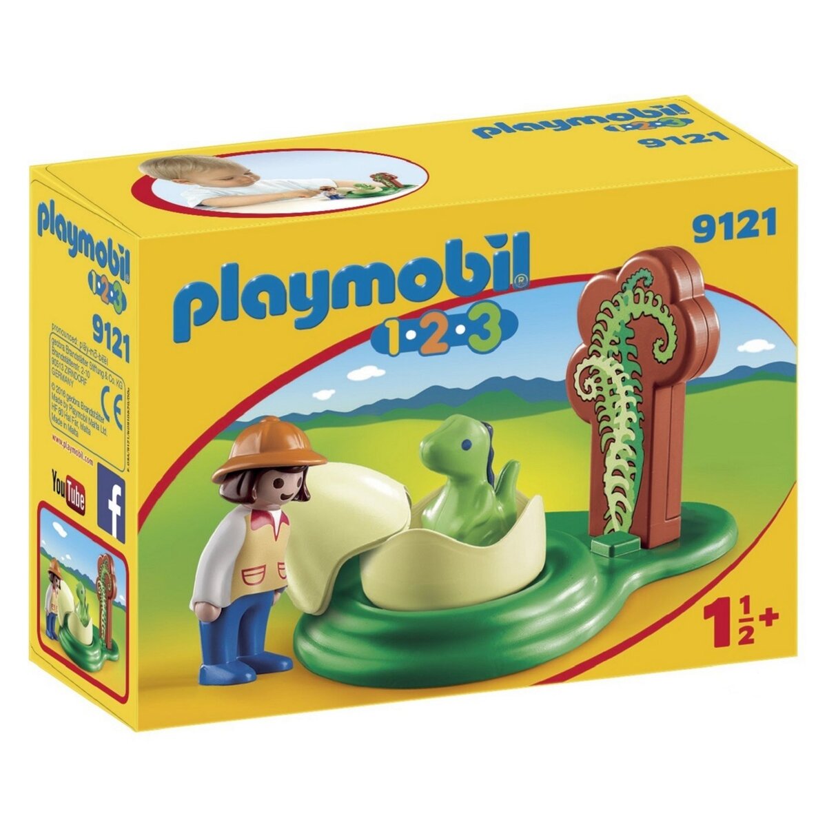 PLAYMOBIL 9121 Explorateur et bébé dinosaure