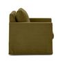 Voir la diapositive 5 : LISA DESIGN Serena - fauteuil déhoussable en velours texturé