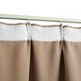 Voir la diapositive 4 : VIDAXL Rideaux occultants avec crochets 2 pcs Taupe 140x225 cm