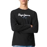 Pepe Jeans T shirt  anches Longues  Homme Pepe jeans Eggo. Coloris disponibles : Noir