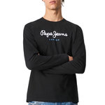 Pepe Jeans T shirt  anches Longues  Homme Pepe jeans Eggo. Coloris disponibles : Noir
