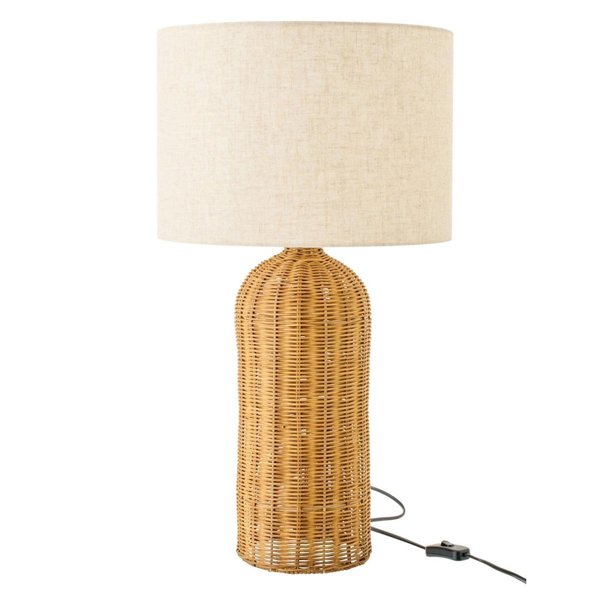 Paris Prix Lampe à Poser en Rotin  Tanisha  66cm Naturel