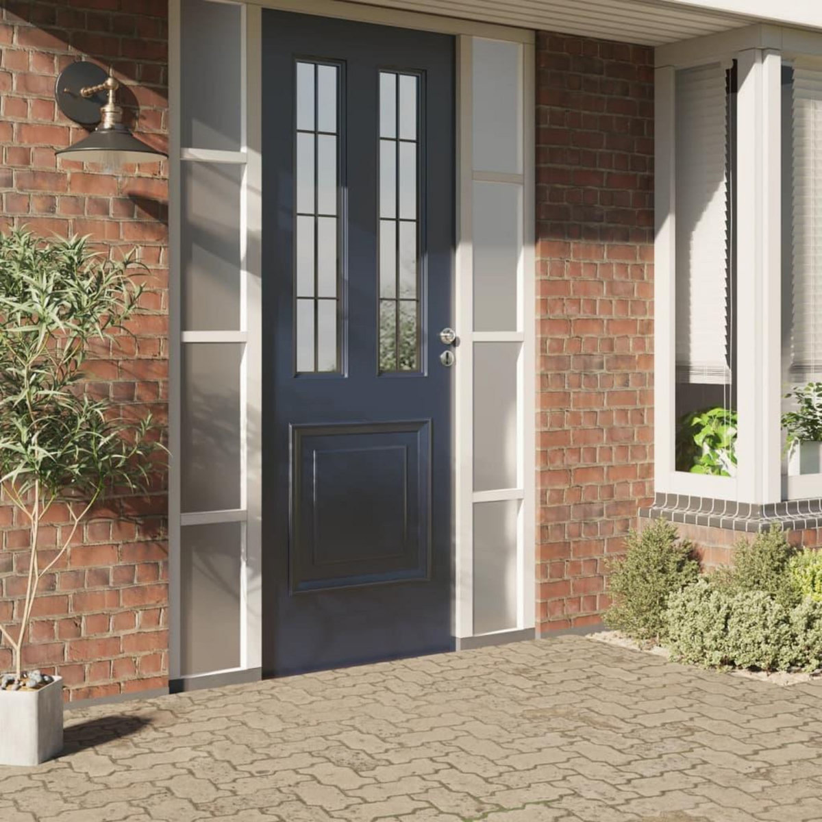 VIDAXL Films pour fenetre depoli transparent gris PVC