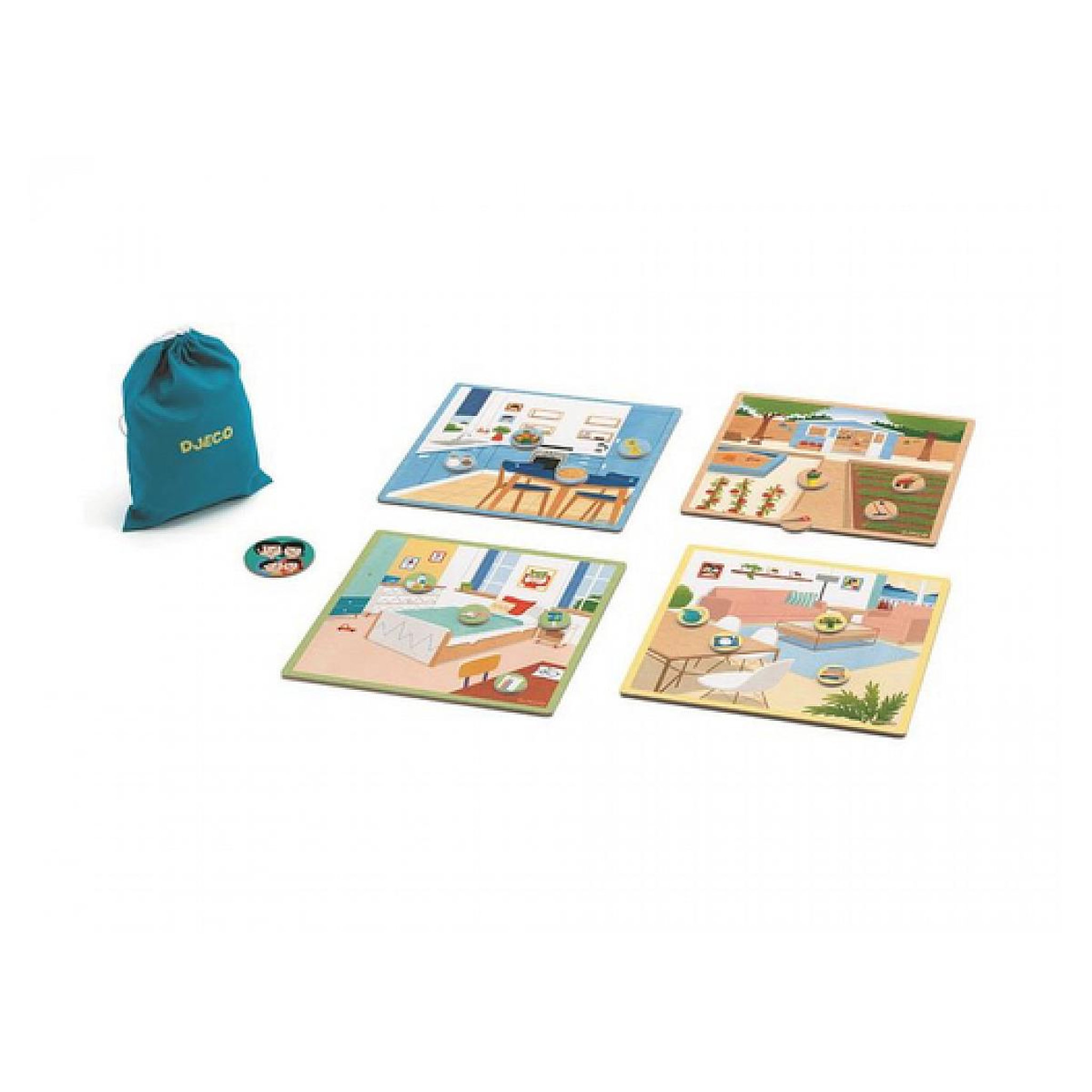 Voir la diapositive 3 : Djeco Tapikékoi Jeu de société Apprentissage