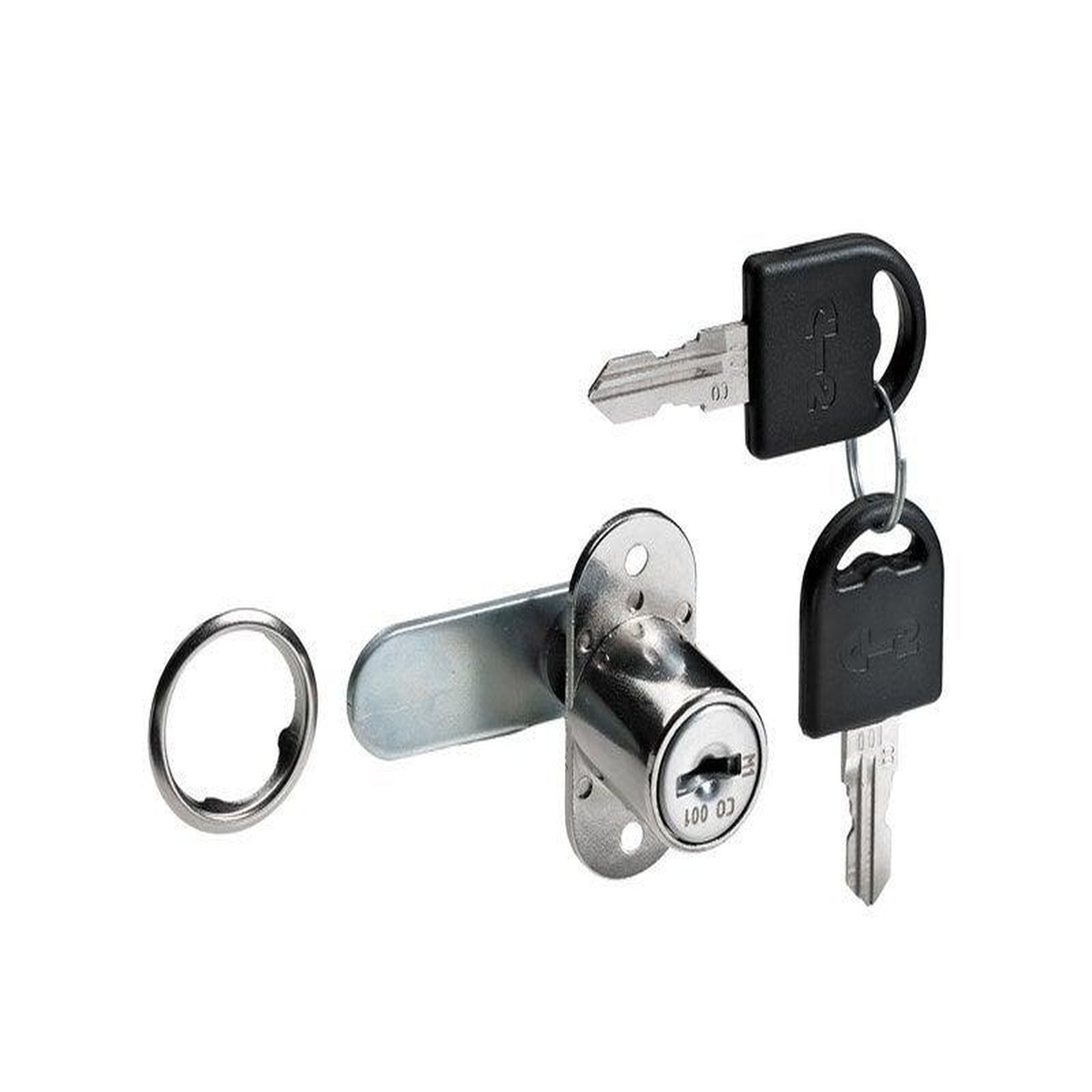 CENTRALE BRICO Serrure de meuble acier à encastrer HETTICH 32 mm réversible