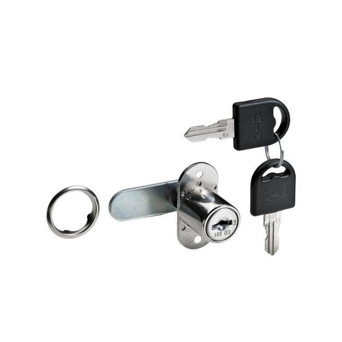 CENTRALE BRICO Serrure de meuble acier à encastrer HETTICH 32 mm réversible