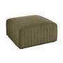 Voir la diapositive 4 : LISA DESIGN Nova - canapé modulable d'angle gauche - 5 places - avec pouf d'appoint - en velours