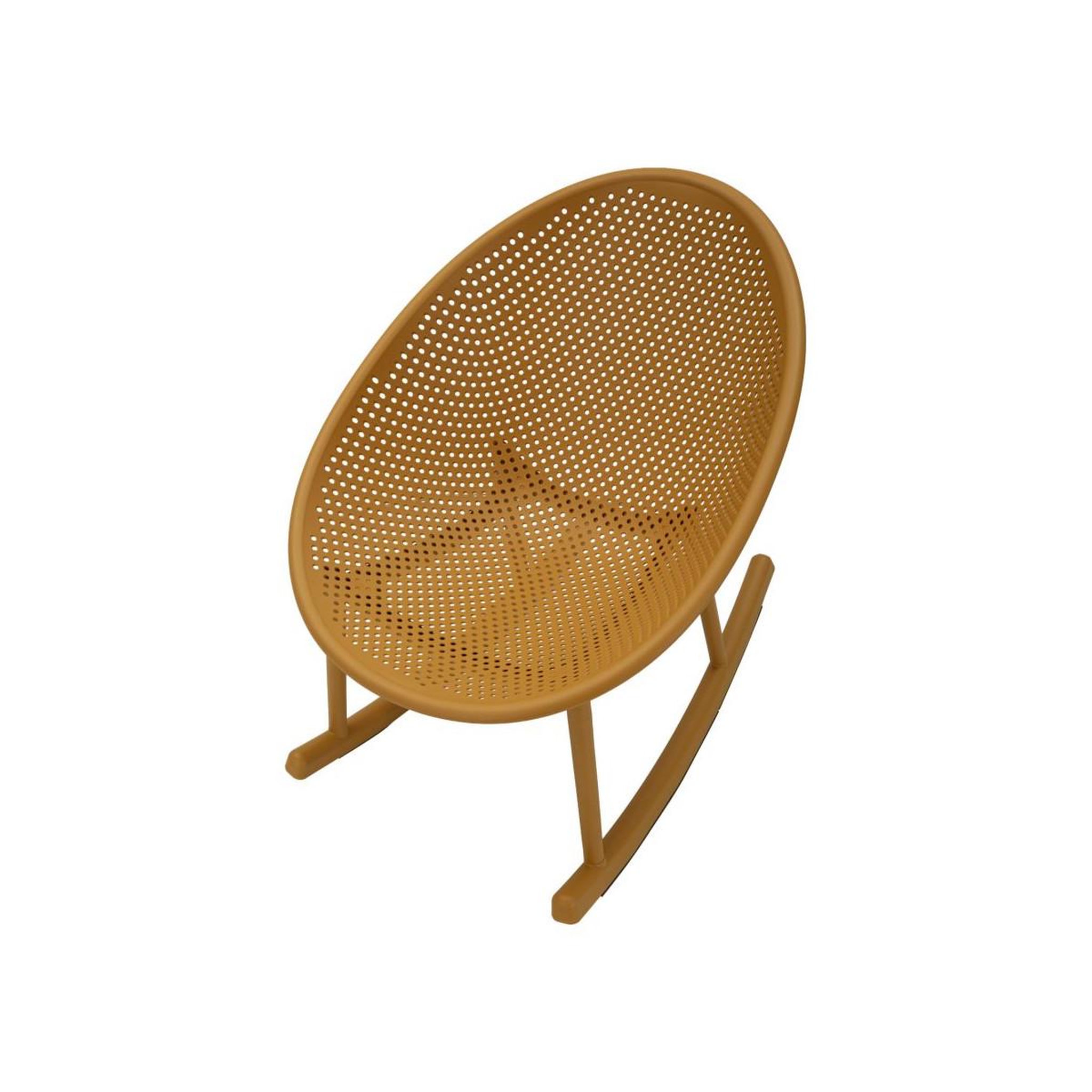 Voir la diapositive 4 : Paris Prix Fauteuil à Bascule  Ibiza  88cm Moutarde
