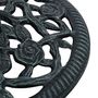 Voir la diapositive 5 : VIDAXL Socle de parasol Vert 9 kg 40 cm Fonte