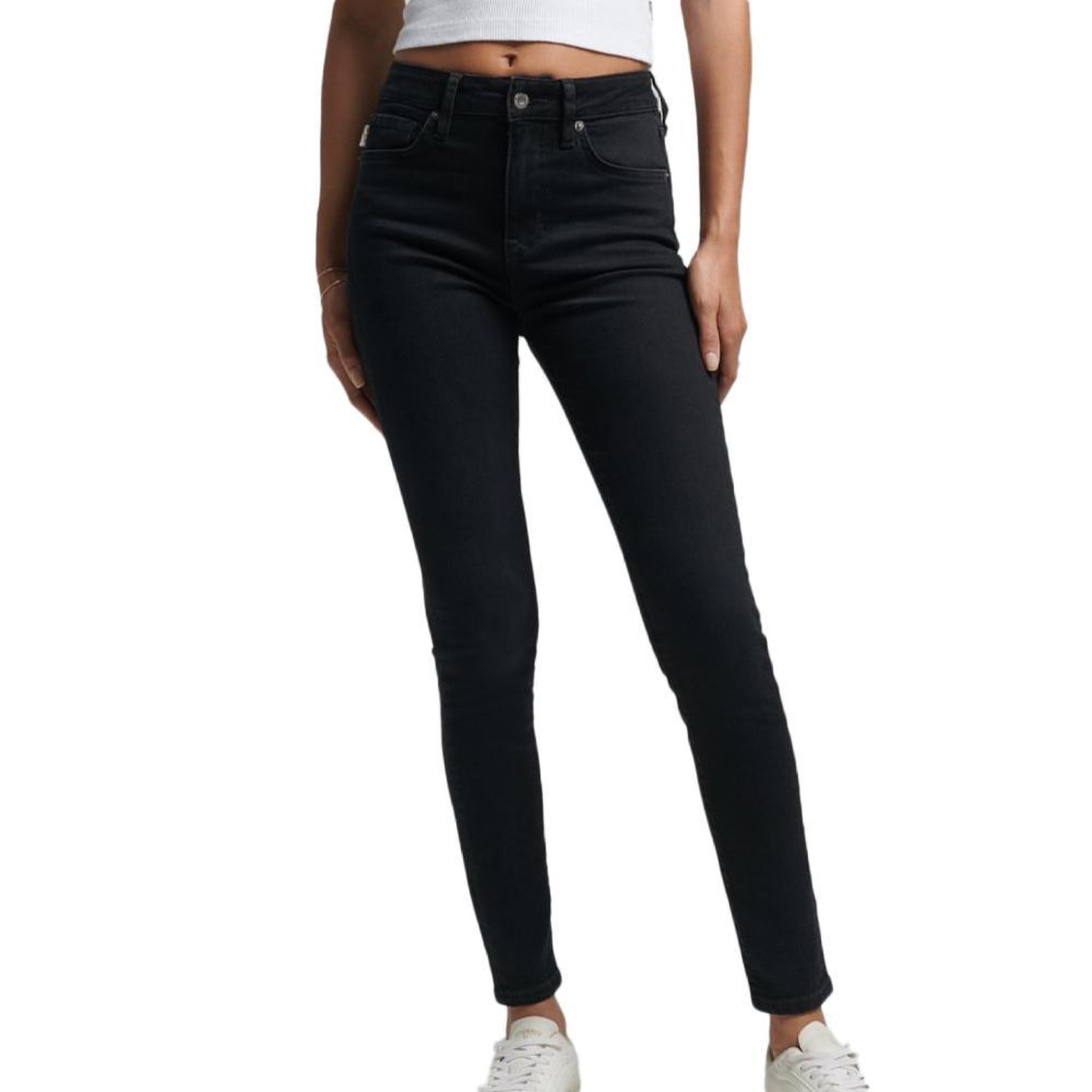Voir la diapositive 1 : SUPERDRY Jean Skinny  Femme Superdry Vintage High Rise