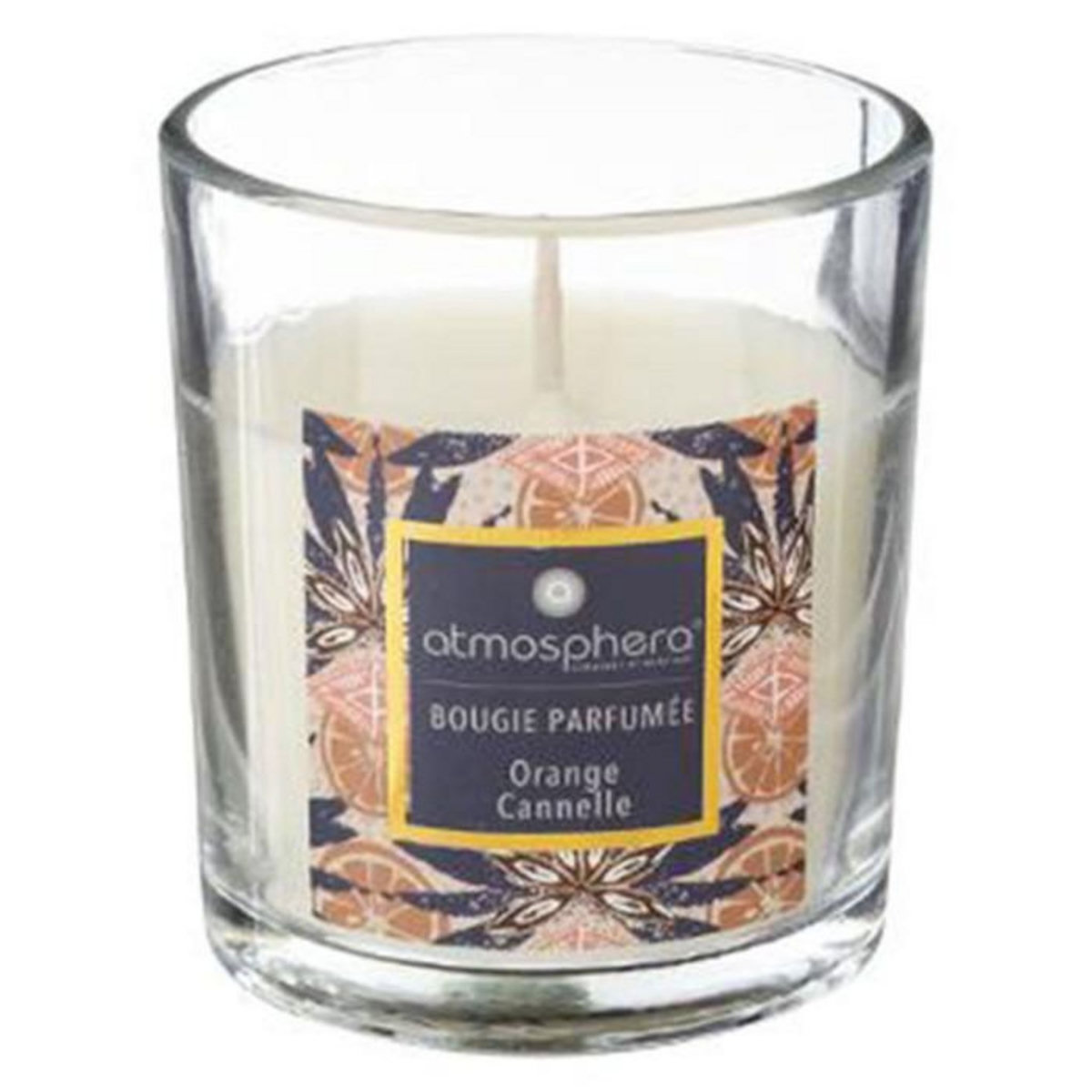 COMPTOIR DE LA BOUGIE Bougie Parfumée en Verre  Neda  110g Orange Cannelle