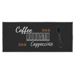 Paris Prix Tapis de Cuisine  Cappuccino  50x120cm Marron