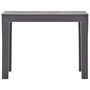 Voir la diapositive 3 : VIDAXL Bancs de jardin lot de 2 Moka Plastique