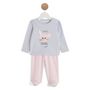 Voir la diapositive 1 : INEXTENSO Pyjama velours bébé fille