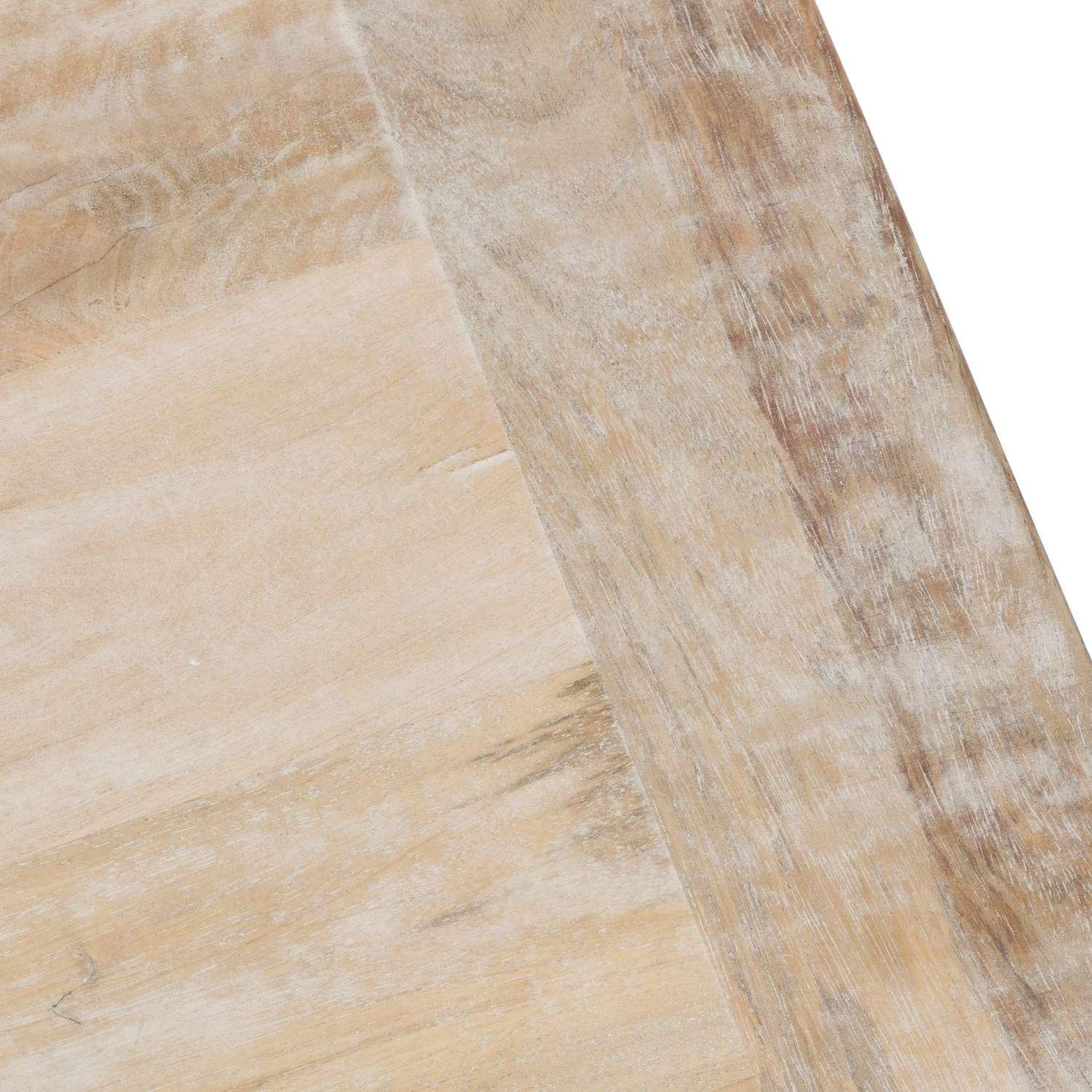 Voir la diapositive 6 : ATMOSPHERA Console 2 tiroirs en bois massif shirel - beige