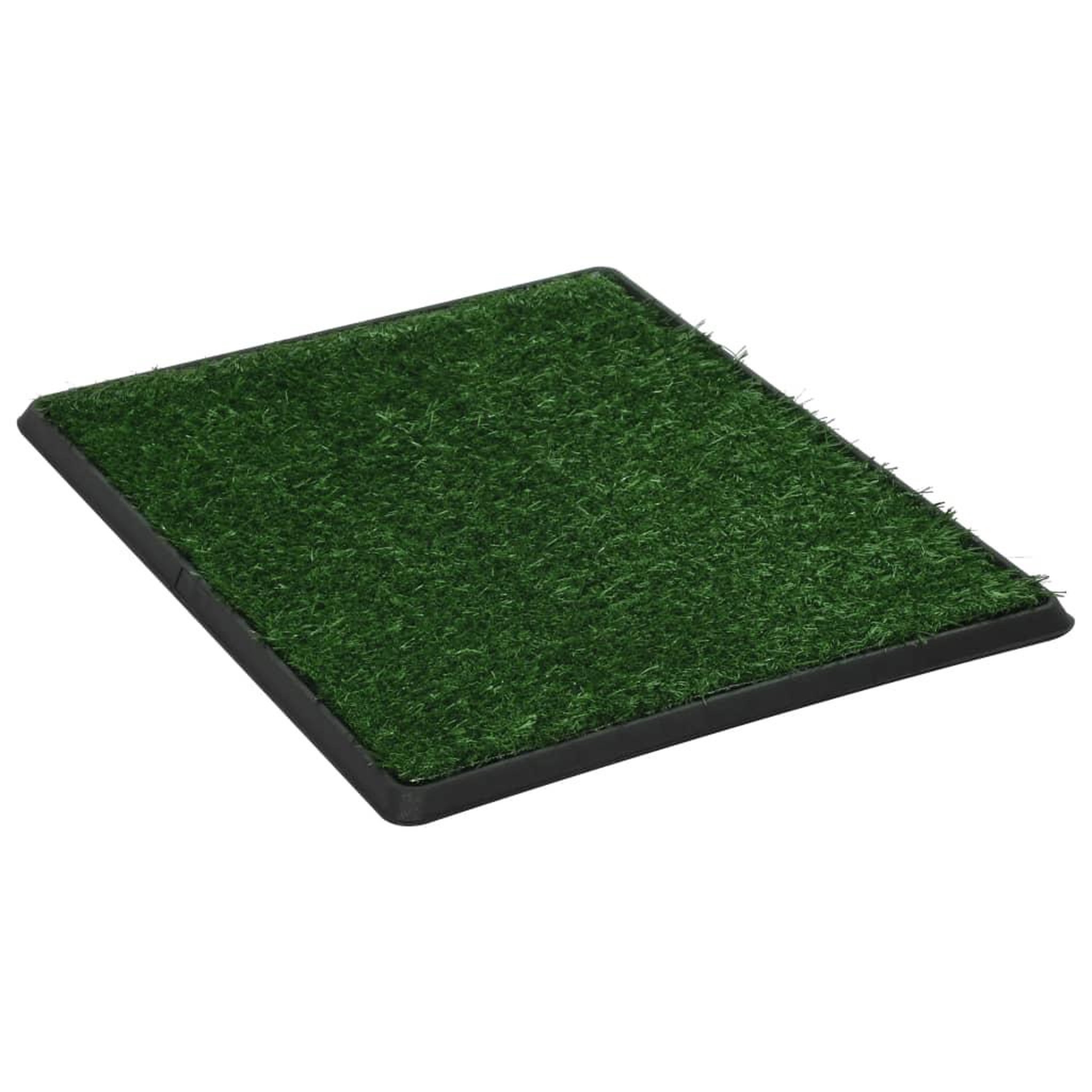 Voir la diapositive 2 : VIDAXL Toilette pour animaux avec plateau et gazon artificiel Vert WC