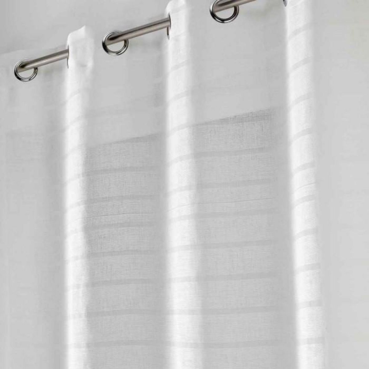 Paris Prix Rideau Voilage à Œillets  Samara  135x280cm Blanc