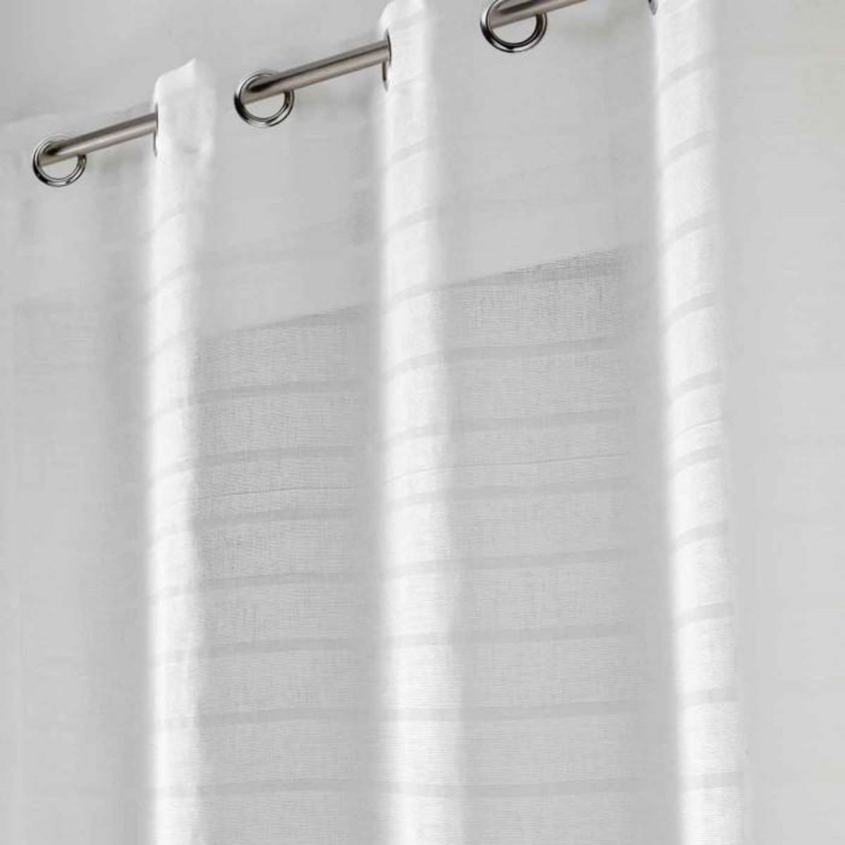 Paris Prix Rideau Voilage à Œillets  Samara  135x280cm Blanc