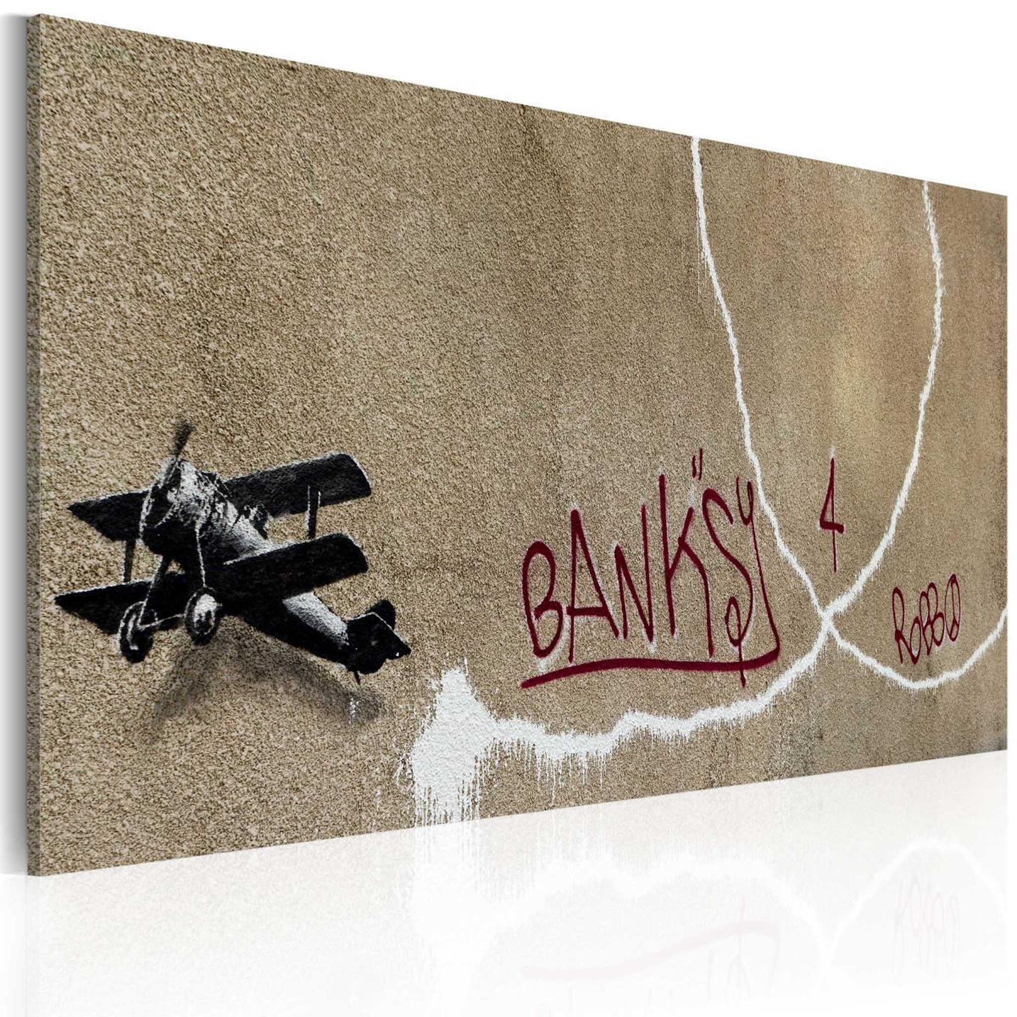 Paris Prix Tableau imprimé  avion de l'amour - banksy  40x60cm
