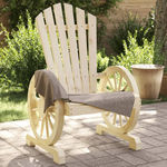 VIDAXL Chaises de jardin Adirondack lot de 2 bois de sapin massif