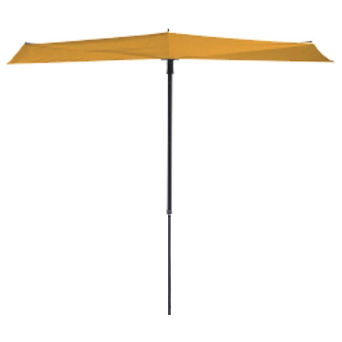 MADISON Madison Parasol de balcon Sun Wave 270x150 cm Jaune dore