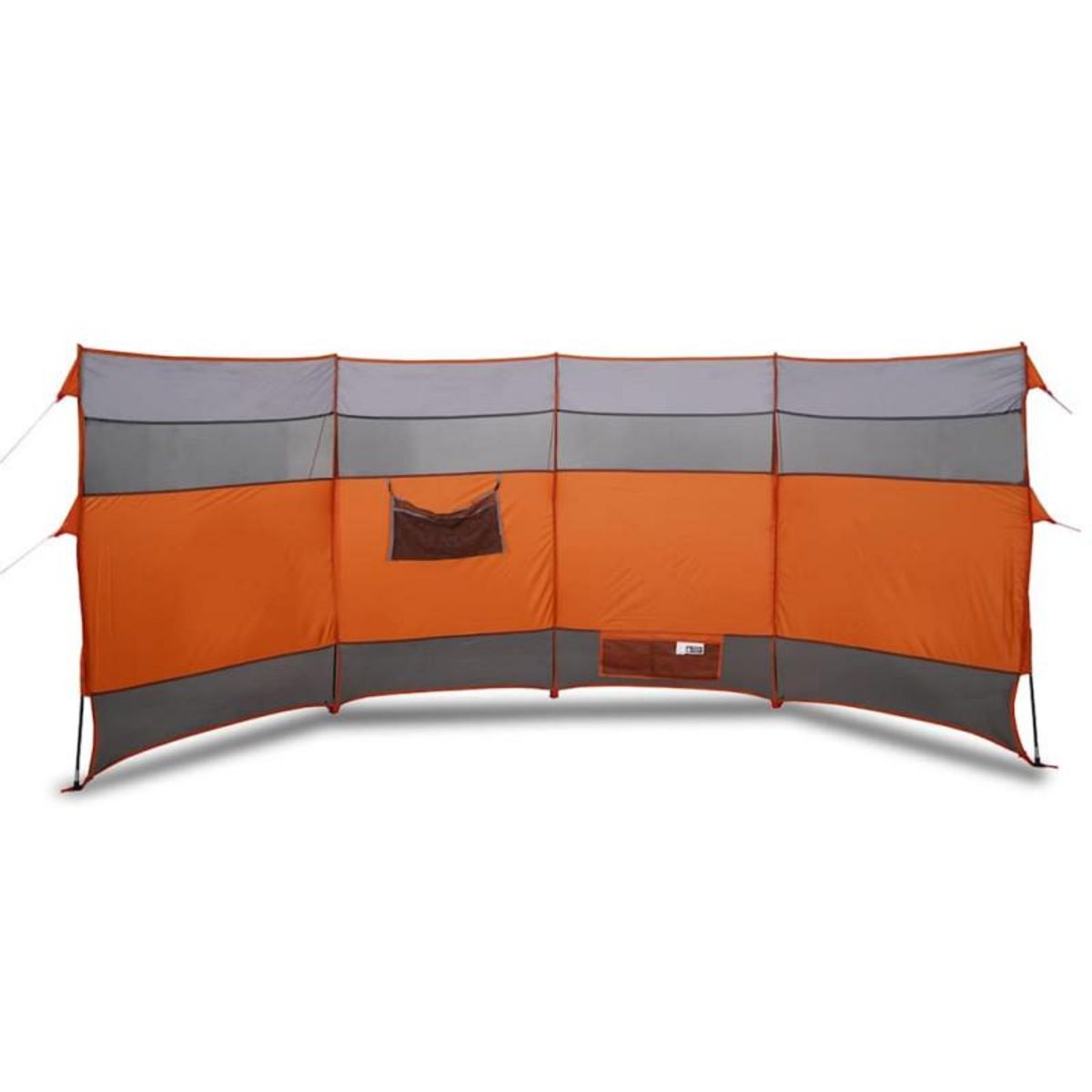 VIDAXL Brise vent de camping orange 366x152x152 cm imperméable