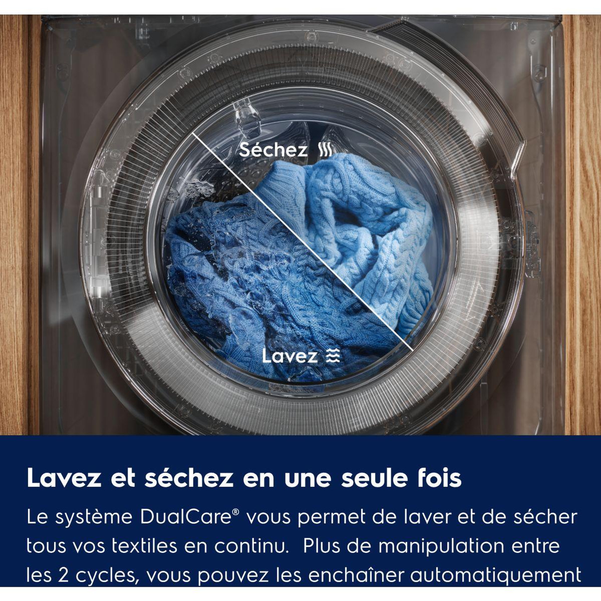 Voir la diapositive 3 : ELECTROLUX Lave linge séchant hublot ew7w4951eb