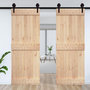 Voir la diapositive 3 : VIDAXL Porte NARVIK 85x210 cm bois massif de pin
