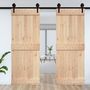 Voir la diapositive 3 : VIDAXL Porte NARVIK 85x210 cm bois massif de pin