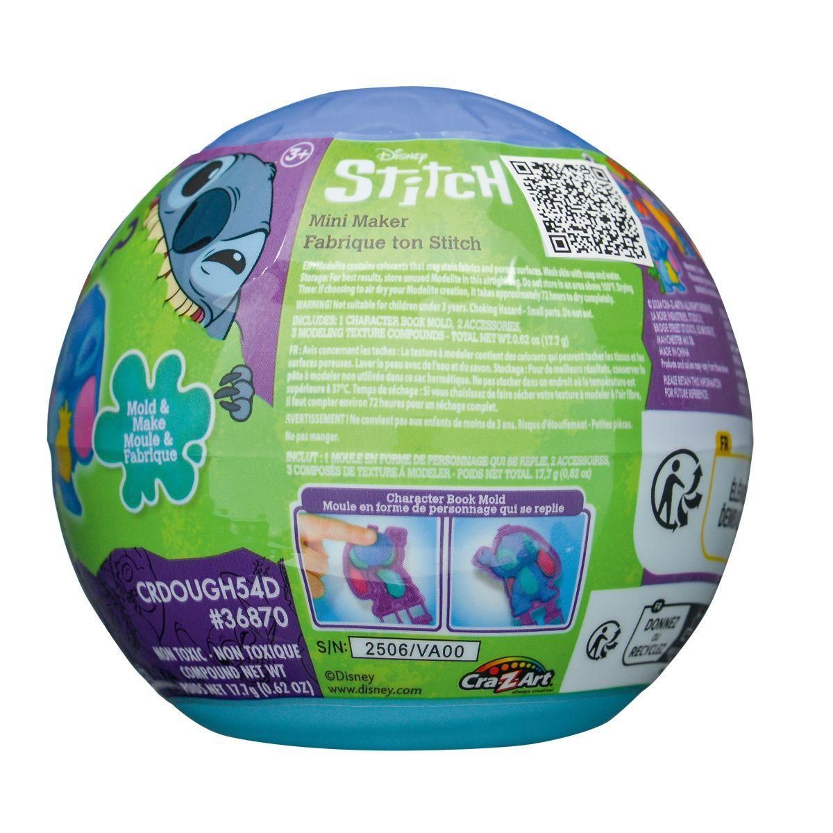 Lexibook Balle Mini Mania Stitch figurines à modeler