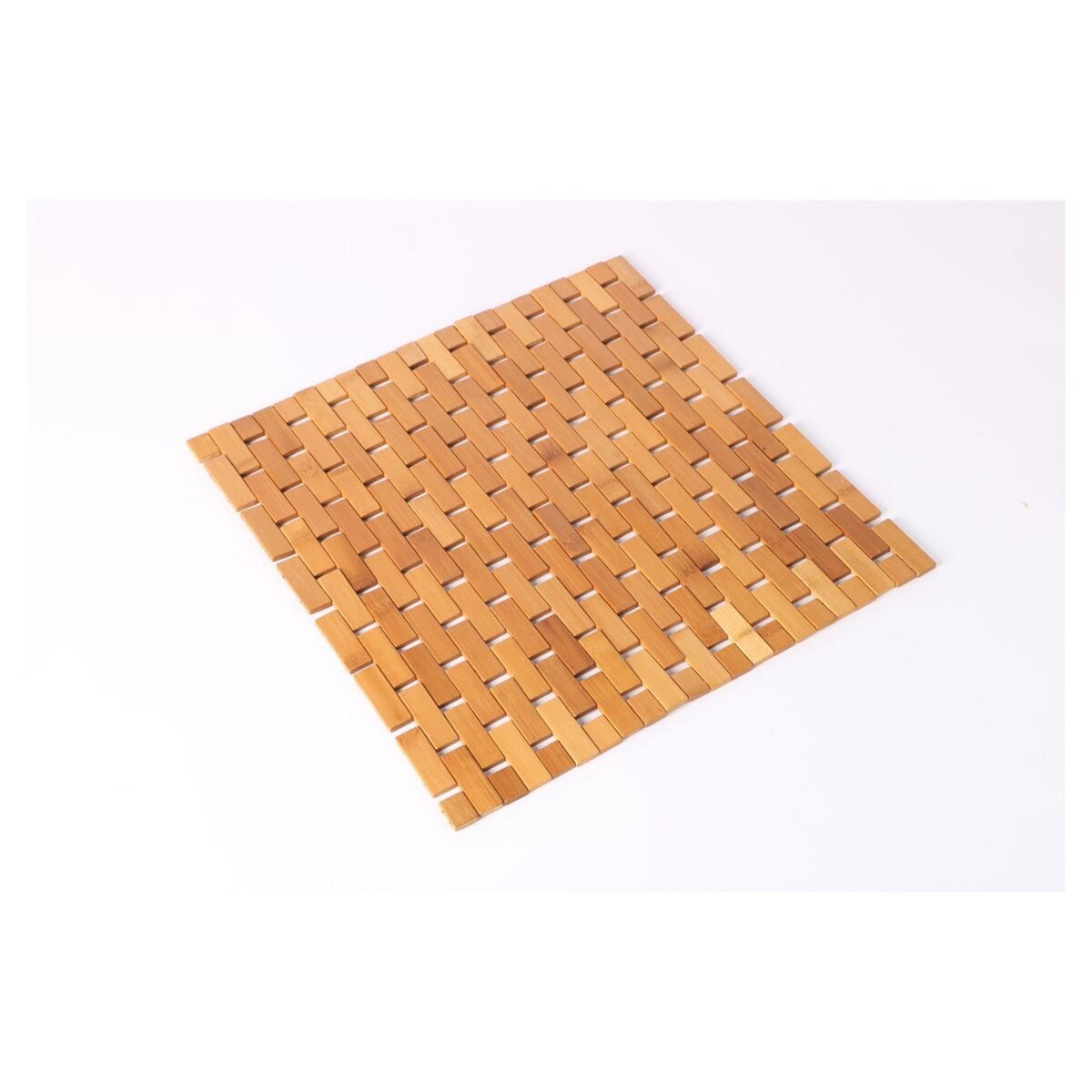 GUY LEVASSEUR Tapis souple en bambou effet briques