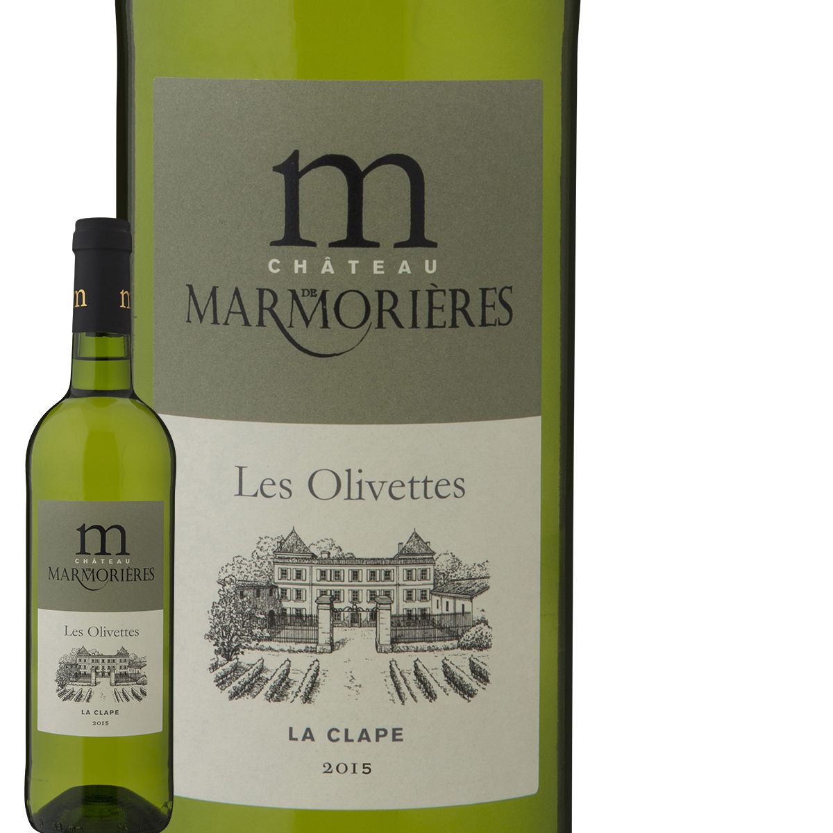 Château de Marmorières Languedoc La Clape Cuvée les Olivettes Blanc 2015