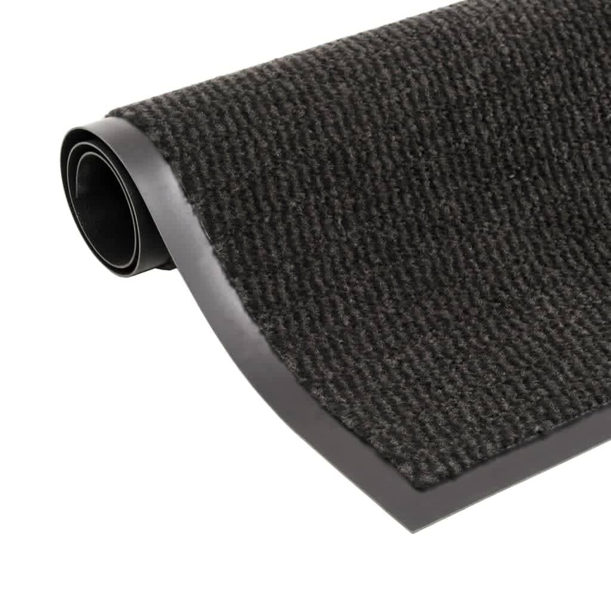 Voir la diapositive 2 : VIDAXL Paillassons rectangulaires 2 pcs 80 x 120 cm Noir