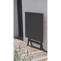 Voir la diapositive 3 : Paris Prix Table de Jardin Pliante  Marius  70cm Gris Anthracite