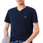 Lacoste T-shirt Marine Homme Lacoste TH6710001. Coloris disponibles : Bleu
