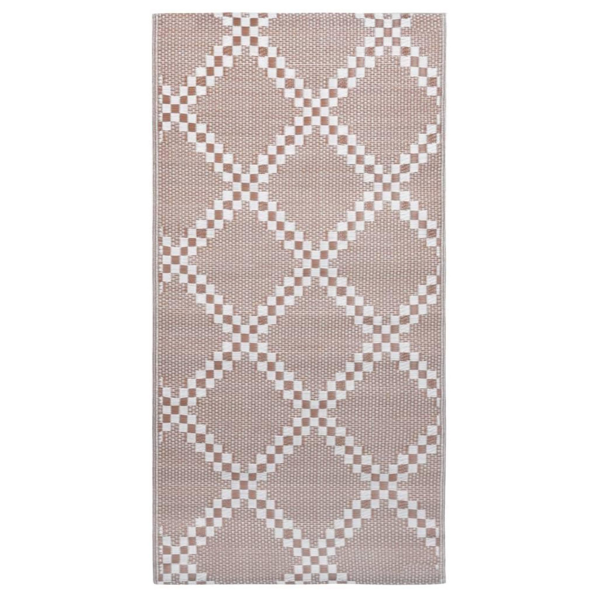 VIDAXL Tapis d'exterieur ARAKIL marron 120x180 cm PP